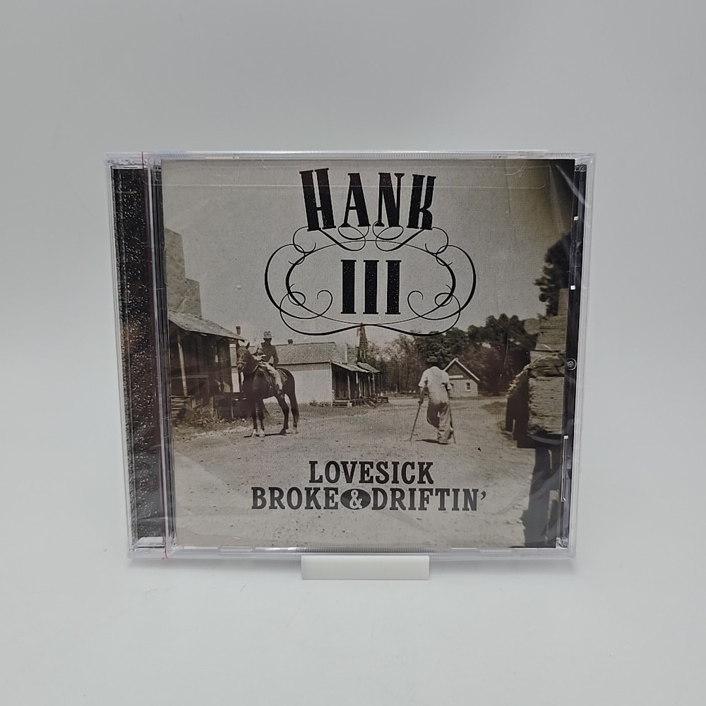 Lovesick, Broke and Drifting by‎ Williams III, Hank (CD, 2002) NEW SEALED
